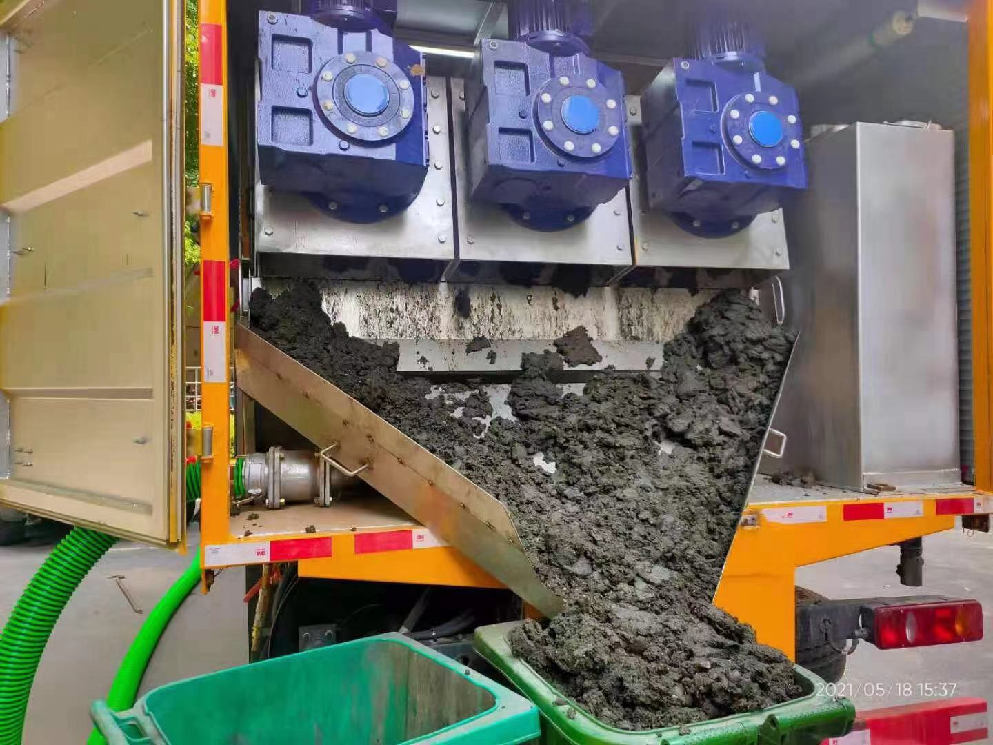 舟山化粪池清掏城市维护站-泥浆净化干湿分离处理